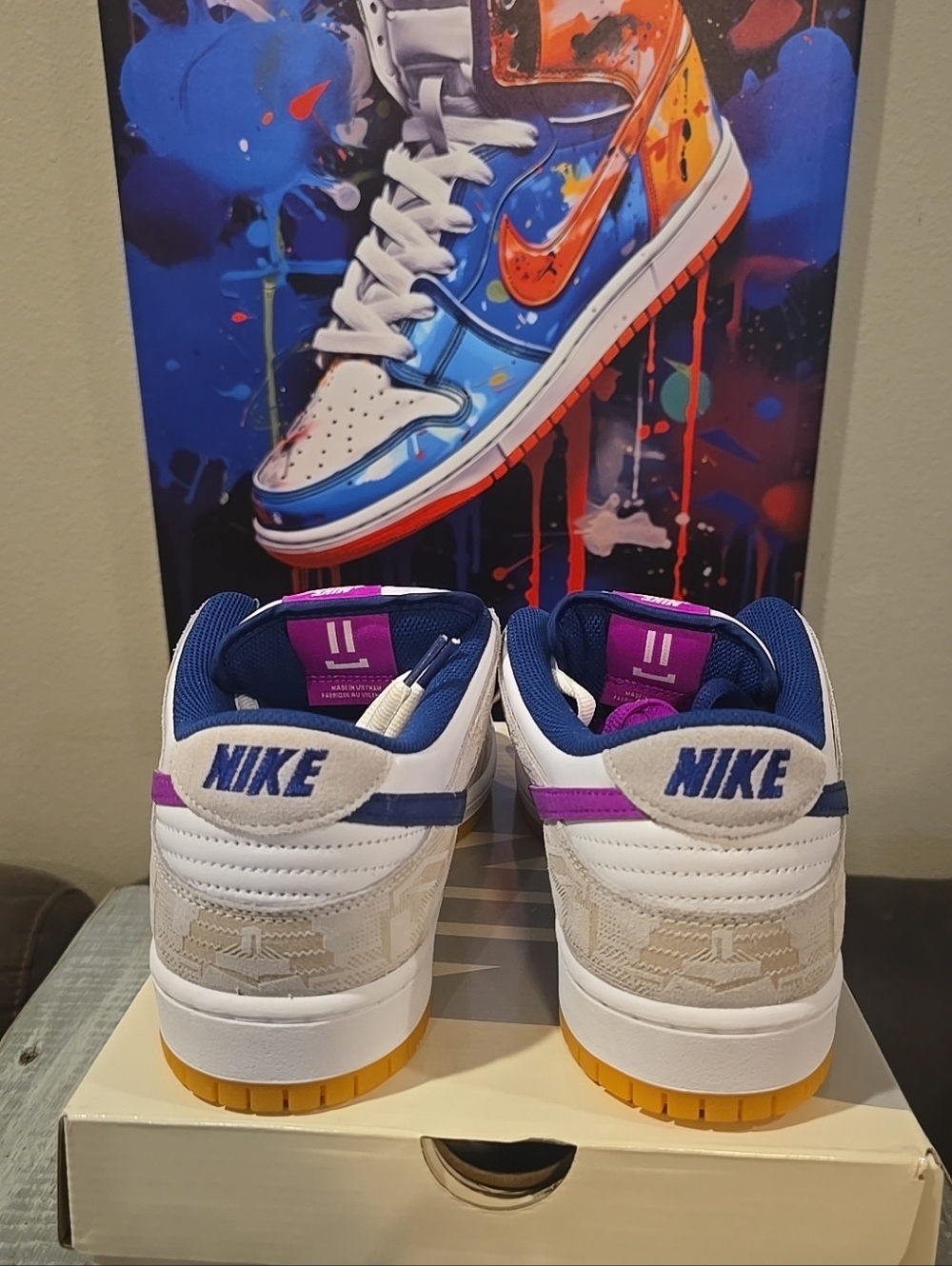 Rayssa Leal x Nike Dunk SB Low White - Picture 5 of 8